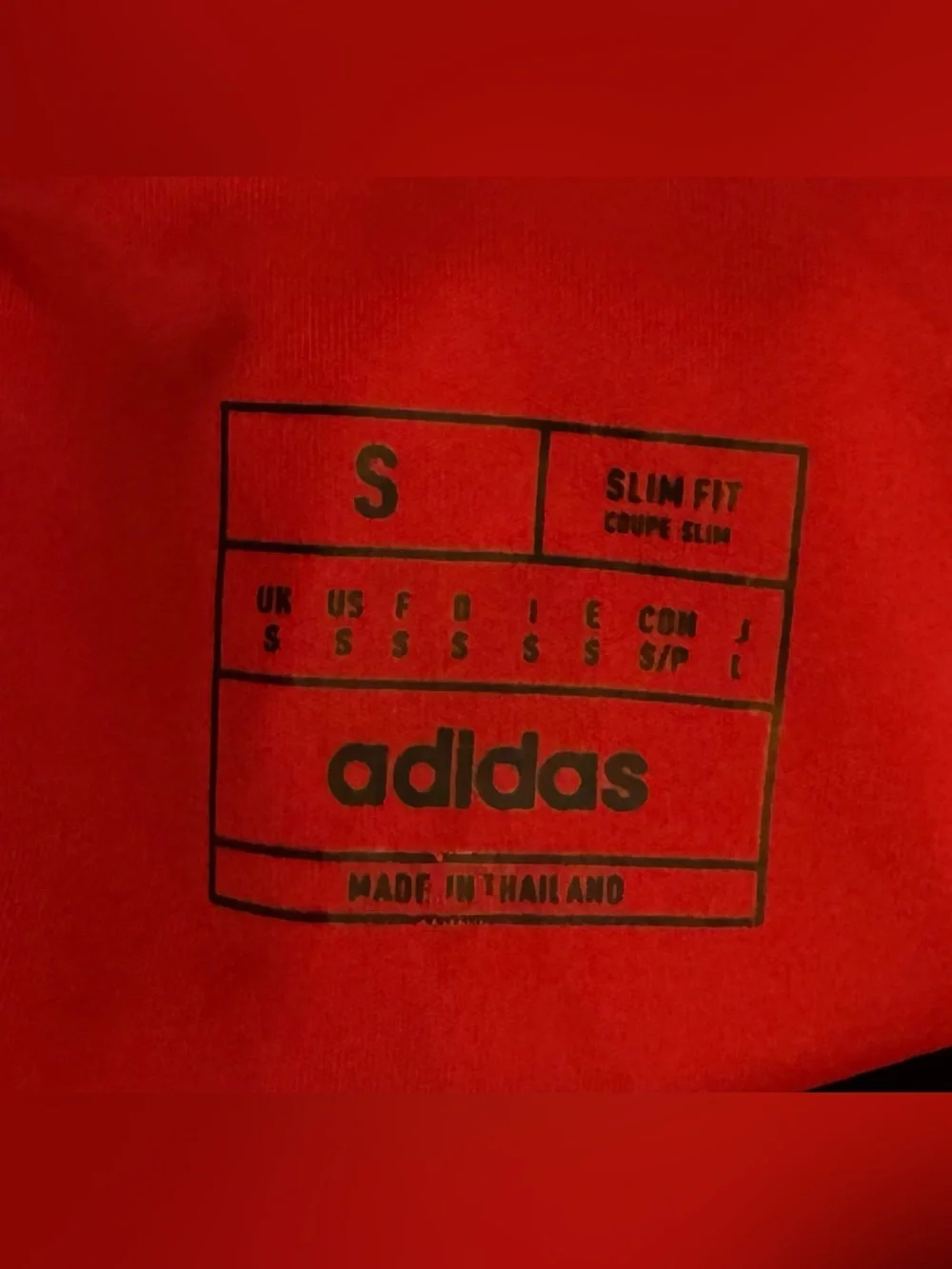 adidas Red and Gold Men's Soccer Jersey - #19